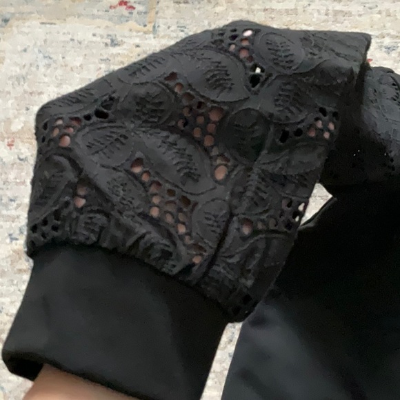 JM studio black jacket with eyelet detail sleeves - Picture 8 of 8